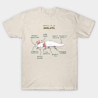 Anatomy of an Axolotl T-Shirt